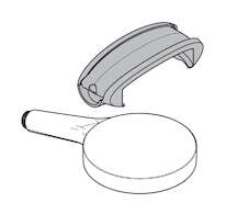 Hansgrohe  - Náhradní sprcha s adaptérem Allrounder, chrom 93829000