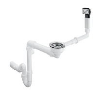 Hansgrohe  - Odtoková a přepadová souprava pro granitový jednodřez, chrom 43927000