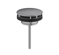 Hansgrohe Odtokové soupravy - Neuzavíratelná výpusť, kartáčovaný černý chrom 50001340