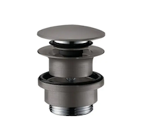 Hansgrohe Odtokové soupravy - Odtoková souprava Push-Open, kartáčovaný černý chrom 50100340