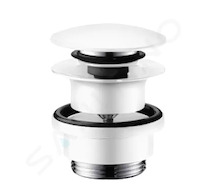 Hansgrohe Odtokové soupravy - Odtoková souprava Push-Open, matná bílá 50100700