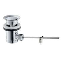 Hansgrohe Odtokové soupravy - Odtoková souprava s táhlem pro umyvadlové a bidetové baterie, chrom 94139000