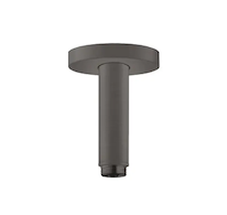 Hansgrohe Příslušenství - Přívod od stropu S 10 cm, kartáčovaný černý chrom 27393340