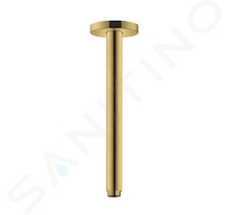 Hansgrohe Příslušenství - Přívod od stropu S 30 cm, leštěný vzhled zlata 27389990