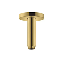 Hansgrohe  - Přívod od stropu S 10 cm, leštěný vzhled zlata 27393990