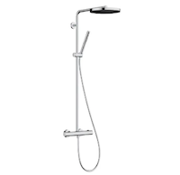 Hansgrohe Pulsify S Puro - Sprchový set s termostatem, průměr 26 cm, 1 proud, EcoSmart, chrom 24223000
