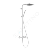 Hansgrohe Pulsify S Puro - Sprchový set s termostatem, průměr 26 cm, 1 proud, EcoSmart, matná bílá 24223700