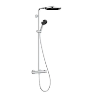 Hansgrohe Pulsify S Puro - Sprchový set s termostatem, průměr 26 cm, 3 proudy, chrom 24236000