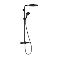 Hansgrohe Pulsify S Puro - Sprchový set s termostatem, průměr 26 cm, 3 proudy, matná černá 24236670