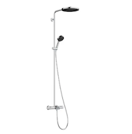 Hansgrohe Pulsify S Puro - Sprchový set s vanovým termostatem, průměr 26 cm, 3 proudy, EcoSmart, chrom 24232000