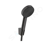 Hansgrohe Pulsify S - Set sprchové hlavice, 1 proud, držáku a hadice 125 cm, matná černá 24301670