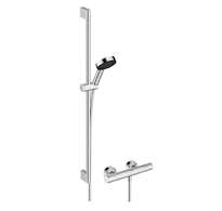 Hansgrohe Pulsify Select S - Sprchový set s termostatem, 3 proudy, EcoSmart, chrom 24271000