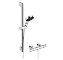 Hansgrohe Pulsify Select S - Sprchový set s termostatem, 3 proudy, EcoSmart, chrom 24272000