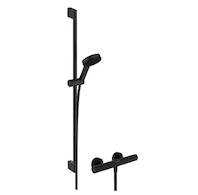 Hansgrohe Pulsify Select S - Sprchový set s termostatem, 3 proudy, EcoSmart, matná černá 24271670