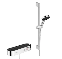 Hansgrohe Pulsify Select - Sprchový set Relaxation s termostatem, 3 proudy, s tyčí 65 cm, chrom 24260000