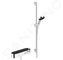 Hansgrohe Pulsify Select - Sprchový set Relaxation s termostatem, 3 proudy, s tyčí 90 cm, chrom 24270000