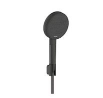 Hansgrohe Raindance Alive Select S - Set sprchové hlavice, držáku a hadice, 3 proudy, EcoSmart, kartáčovaný černý chrom 24611340