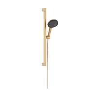 Hansgrohe Raindance Alive Select S - Set sprchové hlavice, tyče a hadice, 3 proudy, EcoSmart, kartáčovaný bronz 24600140