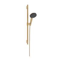 Hansgrohe Raindance Alive Select S - Set sprchové hlavice, tyče a hadice, 3 proudy, EcoSmart, kartáčovaný bronz 24602140