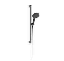 Hansgrohe Raindance Alive Select S - Set sprchové hlavice, tyče a hadice, 3 proudy, EcoSmart, kartáčovaný černý chrom 24600340