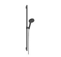 Hansgrohe Raindance Alive Select S - Set sprchové hlavice, tyče a hadice, 3 proudy, EcoSmart, kartáčovaný černý chrom 24603340