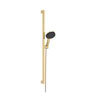 Hansgrohe Raindance Alive Select S - Set sprchové hlavice, tyče a hadice, 3 proudy, EcoSmart, leštěný vzhled zlata 24601990