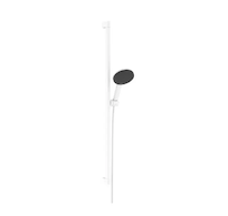 Hansgrohe Raindance Alive Select S - Set sprchové hlavice, tyče a hadice, 3 proudy, EcoSmart, matná bílá 24601700