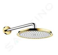 Hansgrohe Raindance Classic - Hlavová sprcha 270 Air, 1 proud, rameno 39 cm, chrom/vzhled zlata 27424090