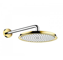 Hansgrohe Raindance Classic - Hlavová sprcha 270 Air, 1 proud, rameno 39 cm, chrom/vzhled zlata 27424090
