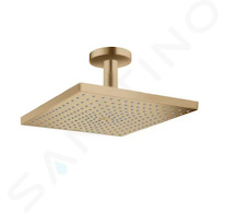 Hansgrohe Raindance E - Hlavová sprcha 300 Air, 1 proud, se stropním připojením, kartáčovaný bronz 26250140