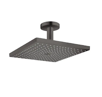 Hansgrohe Raindance E - Hlavová sprcha 300 Air, 1 proud, se stropním připojením, kartáčovaný černý chrom 26250340