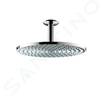 Hansgrohe Raindance - Hlavová sprcha 240, 1 proud, EcoSmart 9, přívod od stropu 10 cm, chrom 27463000