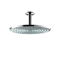 Hansgrohe Raindance - Hlavová sprcha 240, 1 proud, EcoSmart 9, přívod od stropu 10 cm, chrom 27463000