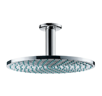 Hansgrohe Raindance - Hlavová sprcha 240, 1 proud, přívod od stropu 10 cm, chrom 27477000