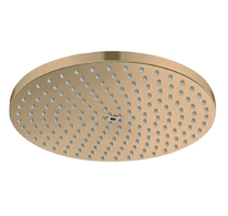 Hansgrohe Raindance S - Hlavová sprcha, průměr 24 cm, EcoSmart+, kartáčovaný bronz 28821140