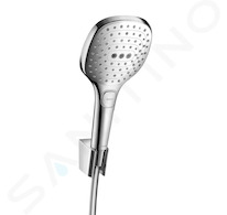 Hansgrohe Raindance Select E - Set sprchové hlavice, 3 proudy, držáku a hadice, chrom 26720000