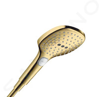 Hansgrohe Raindance Select E - Sprchová hlavice 120, 3 proudy, leštěný vzhled zlata 26520990