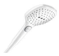 Hansgrohe Raindance Select E - Sprchová hlavice, 3 proudy, EcoSmart+, matná bílá 28729700