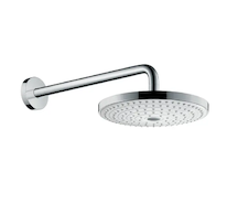 Hansgrohe Raindance Select S - Hlavová sprcha 240, 2 proudy, sprchové rameno 39 cm, bílá/chrom 26466400