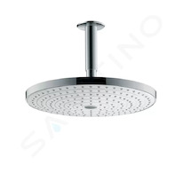 Hansgrohe Raindance Select S - Hlavová sprcha 300, 2 proudy, sprchové rameno 10 cm, bílá/chrom 27337400