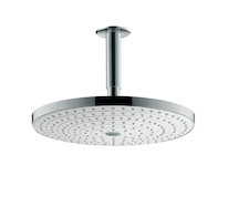 Hansgrohe Raindance Select S - Hlavová sprcha 300, 2 proudy, sprchové rameno 10 cm, bílá/chrom 27337400