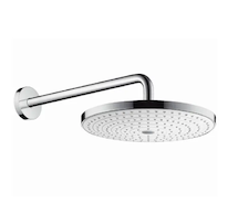 Hansgrohe Raindance Select S - Hlavová sprcha 300, 2 proudy, sprchové rameno 39 cm, bílá/chrom 27378400