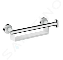 Hansgrohe Raindance Select S - Madlo Comfort s držákem Porter a poličkou, chrom 26328400