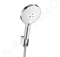 Hansgrohe Raindance Select S - Set sprchové hlavice, 3 proudy, držáku a hadice, bílá/chrom 26721400