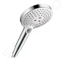 Hansgrohe Raindance Select S - Sprchová hlavice 120, 3 proudy, bílá/chrom 26530400