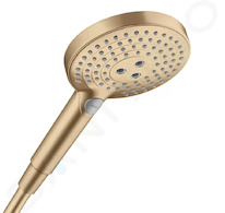 Hansgrohe Raindance Select S - Sprchová hlavice 120, 3 proudy, EcoSmart, kartáčovaný bronz 26531140