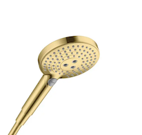 Hansgrohe Raindance Select S - Sprchová hlavice 120, 3 proudy, leštěný vzhled zlata 26530990