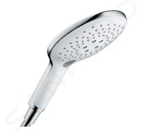 Hansgrohe Raindance Select S - Sprchová hlavice 150, 3 proudy, EcoSmart 9 l/min, bílá/chrom 28588400