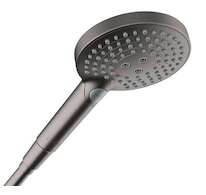 Hansgrohe Raindance Select S - Sprchová hlavice, 3 proudy, EcoSmart+, kartáčovaný černý chrom 26516340