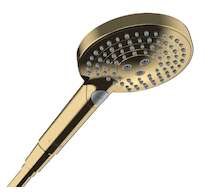 Hansgrohe Raindance Select S - Sprchová hlavice, 3 proudy, EcoSmart, leštěný vzhled zlata 26515990
